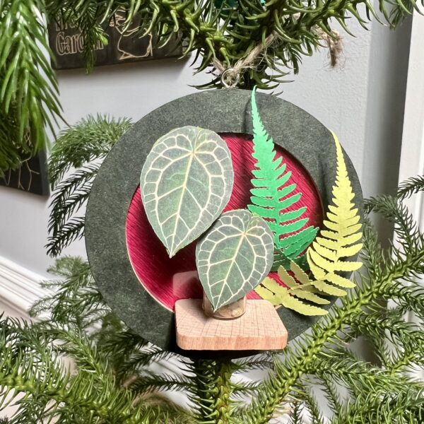 Paper Plant Round Ornament - Image 3